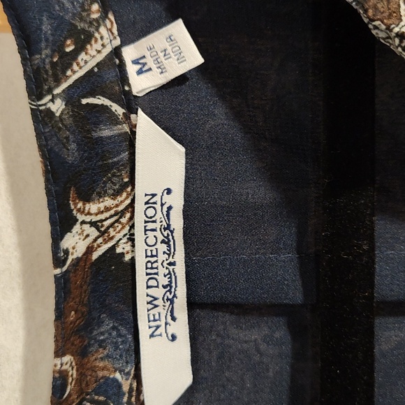 Blue floral blouse - Picture 6 of 7